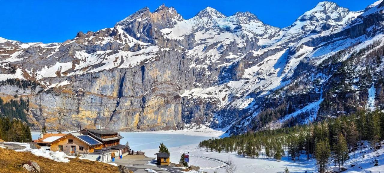 Bueelbad - Relax Holiday Apartment Kandersteg Bagian luar foto