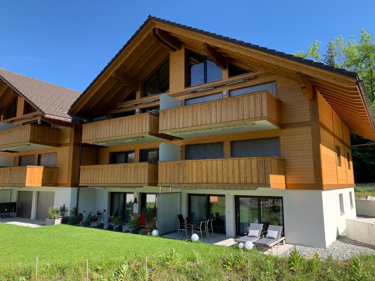 Bueelbad - Relax Holiday Apartment Kandersteg Bagian luar foto
