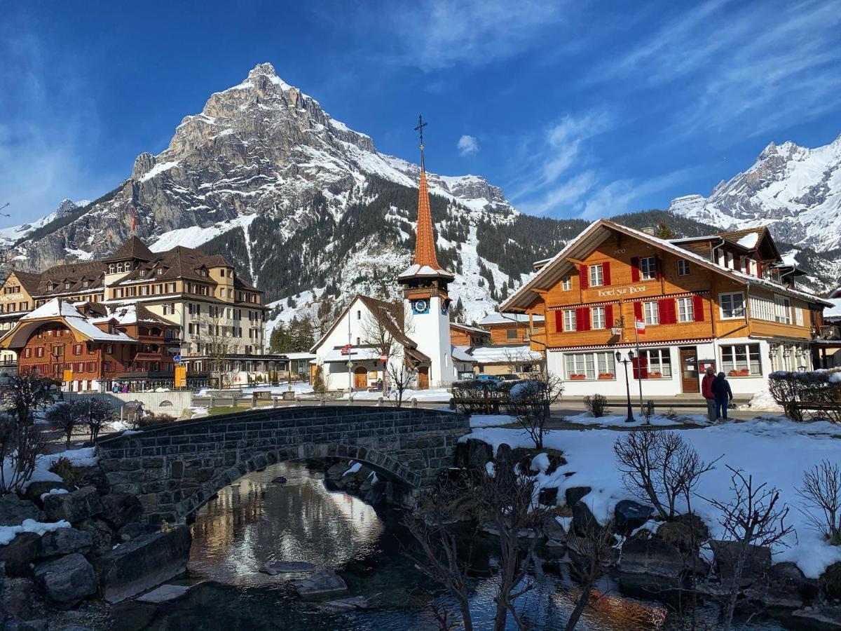Bueelbad - Relax Holiday Apartment Kandersteg Bagian luar foto