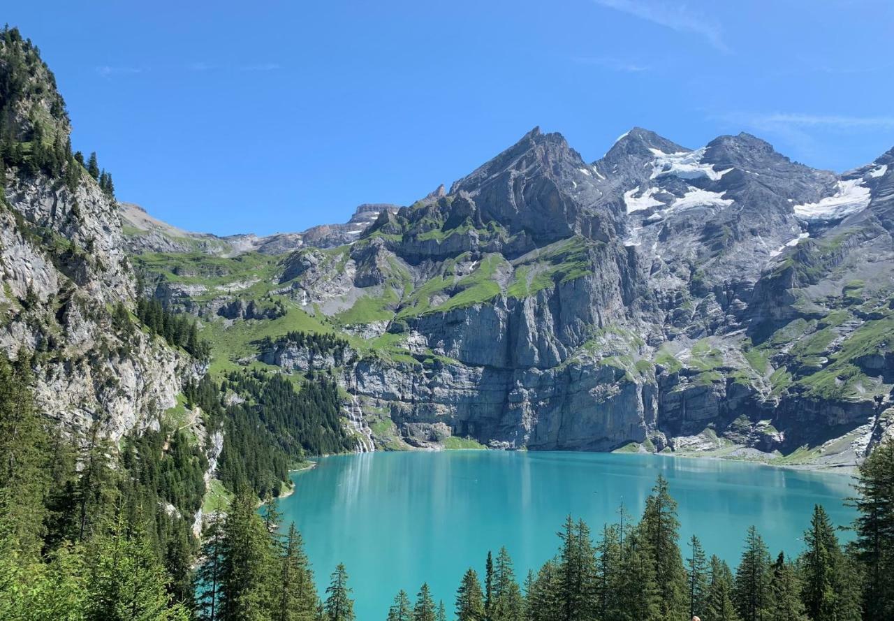 Bueelbad - Relax Holiday Apartment Kandersteg Bagian luar foto
